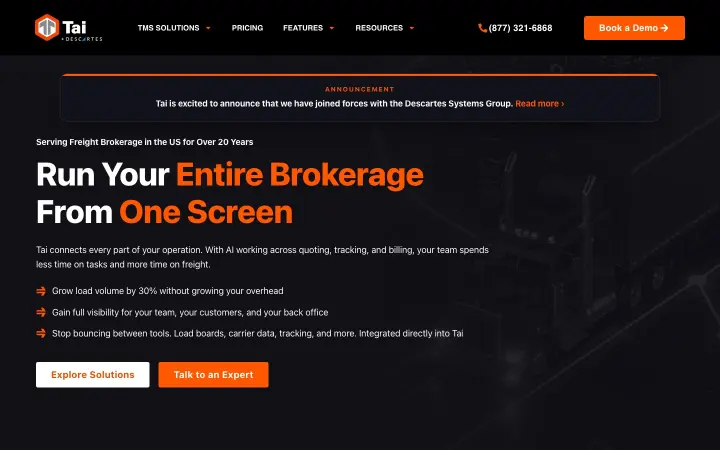 Tai Software sitio web